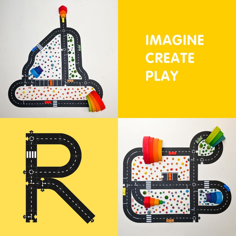 Waytoplay's King of The Road - Flexible Toy Road Set, 40 Pieces. The Original Since 2003. Made in Europe. - Image 3